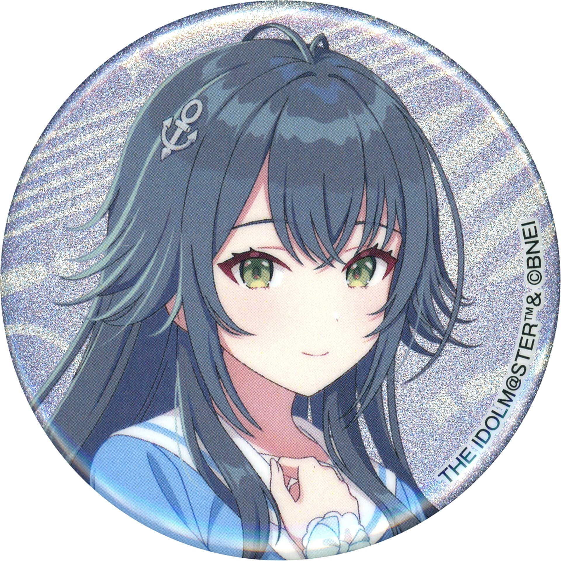 Temari Tsukimura Gakuen Idolmaster x Lawson Glitter Badge [USED]