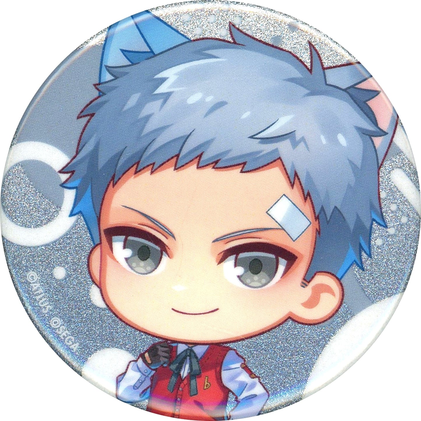 Akihiko Sanada Persona 3 Reload in NAMJATOWN Illustration Glitter Button Collection [USED]