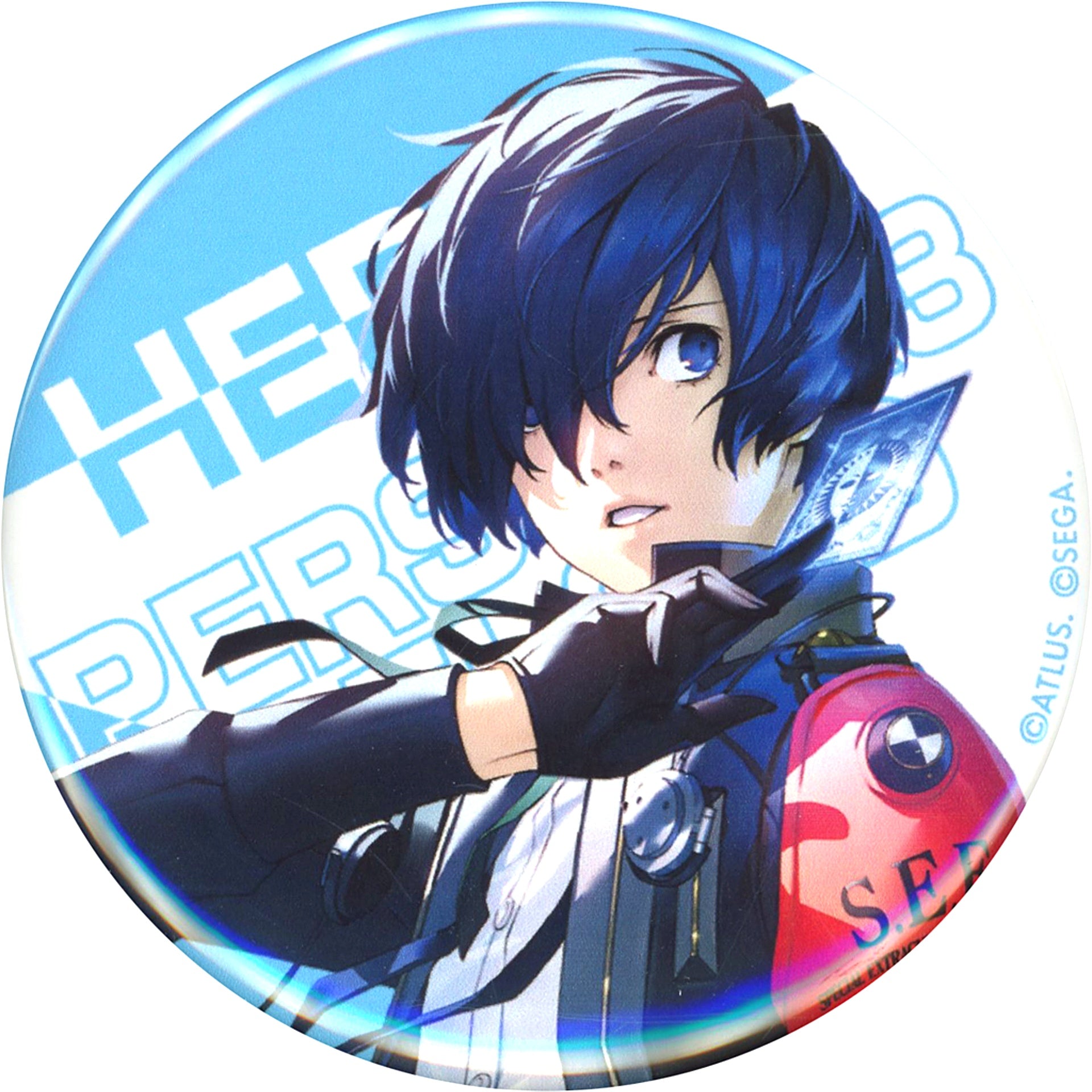 Protagonist Persona 3 Reload Button Collection Minigame Now All-Out Attack Chance Prize C NAMJATOWN [USED]