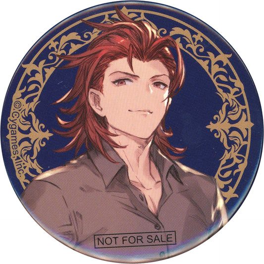 Granblue Fantasy Percival Cafe Ver. Original Can Badge Village Vanguard Cafe Vol.2 Exclusive Privilege of ordering from the target menu Buttons [USED]