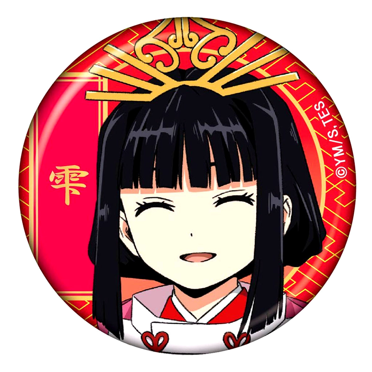 Shizuku The Elusive Samurai Trading Metal Button [USED]