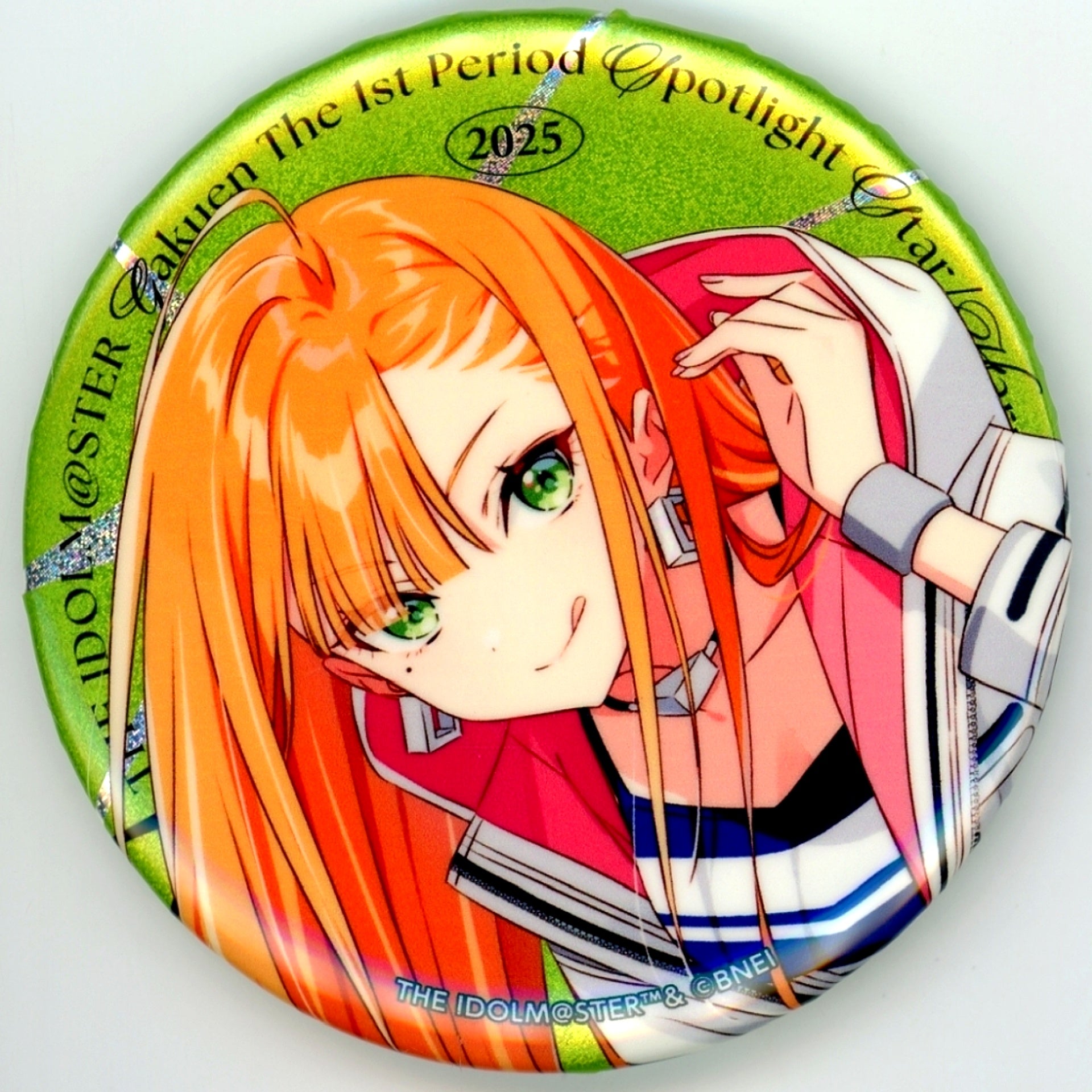 Sumika Shiun Official 75mm Glitter Badge Gakuen Idolmaster The 1st Period [USED]