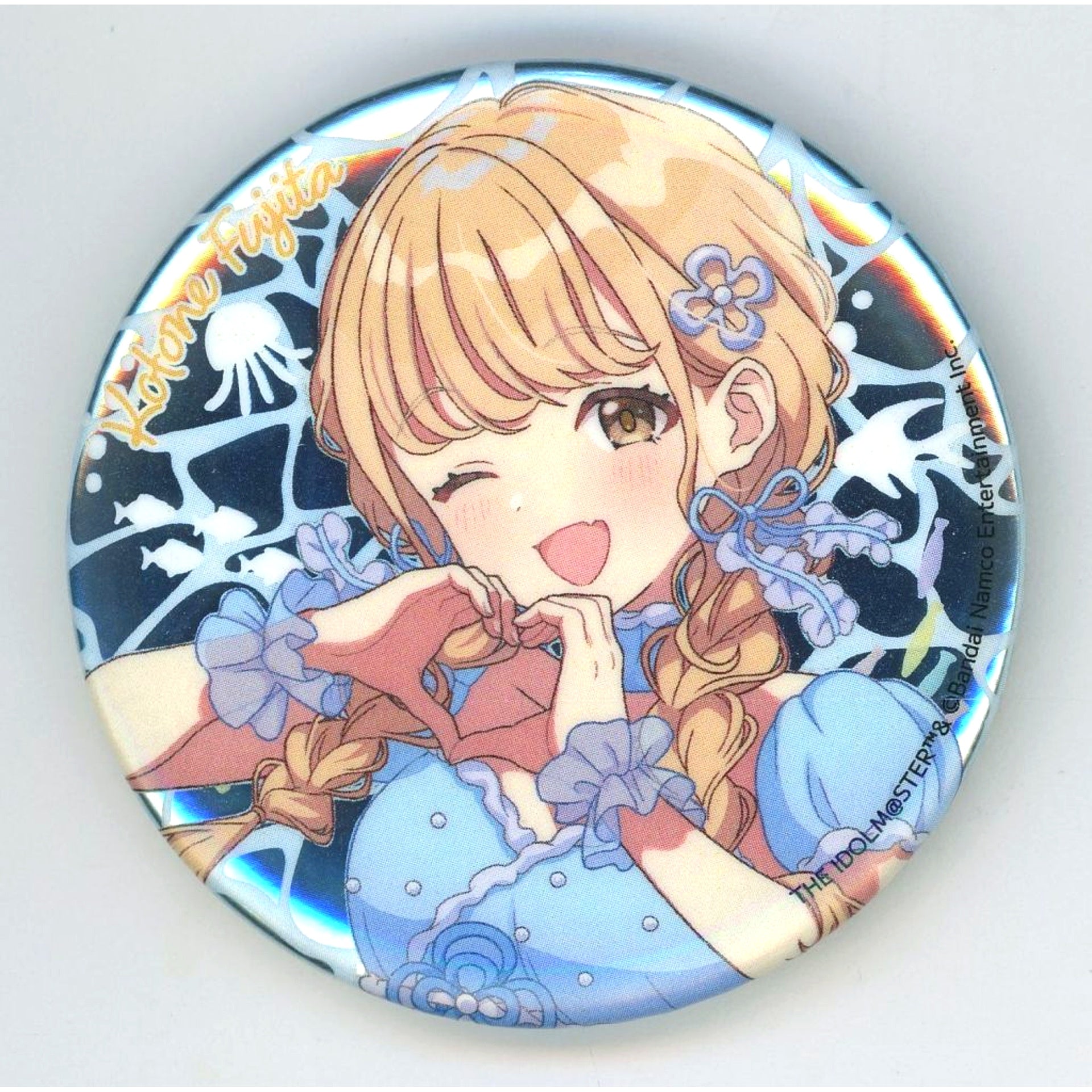 Kotone Fujita Sunshine Aquarium x Gakuen Idolmaster Trading Metallic Badge [USED]