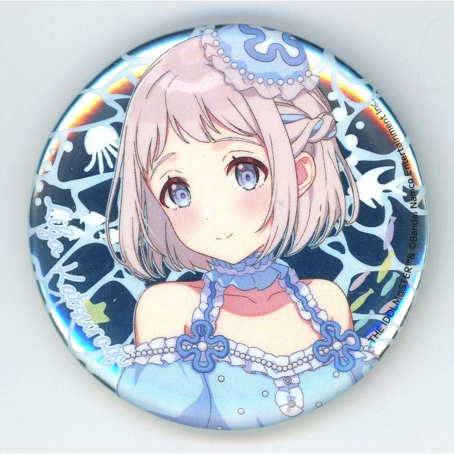 Lilja Katsuragi Sunshine Aquarium Gakuen Idolmaster Trading Metallic Badge [USED]