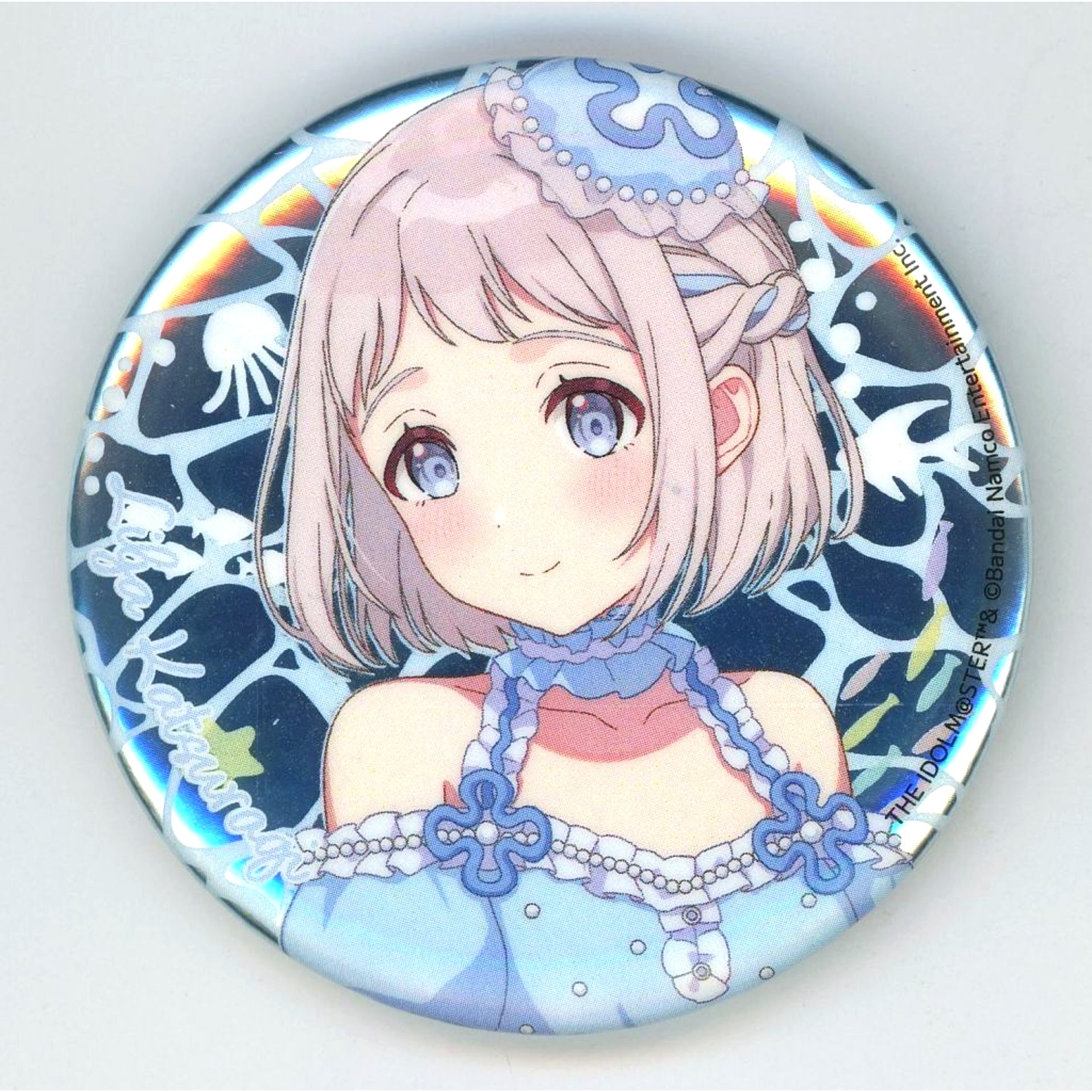 Lilja Katsuragi Sunshine Aquarium Gakuen Idolmaster Trading Metallic Badge [USED]
