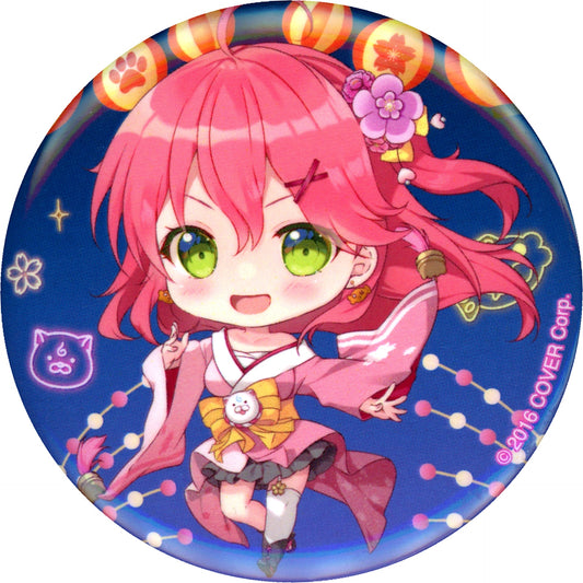 Sakura Miko Hololive Mini Character Button Miccorone Shrine Yuku Toshi Kuru Toshi Yuku Toshi [USED]
