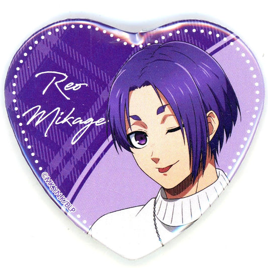 Reo Mikage Blue Lock Full Length Heart Button in Egoistic Mall Find the Gift Stamp Rally Completion Novelty [USED]