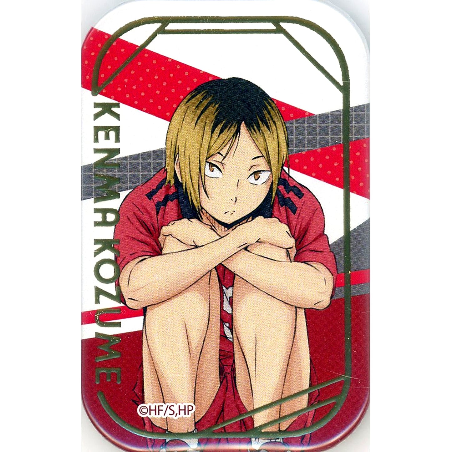 Kenma Kozume Haikyu!! Square Button Sitting Copyright Seven Net Shopping Limited [USED]