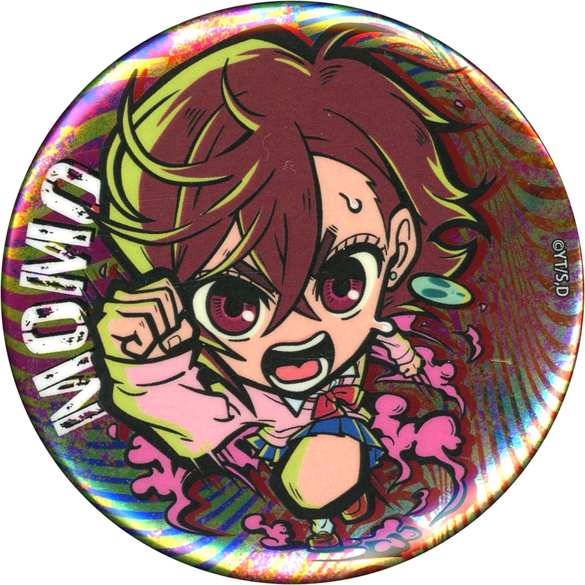Dandadan Momo Ayase Etoon Trading Metallic Button [USED]