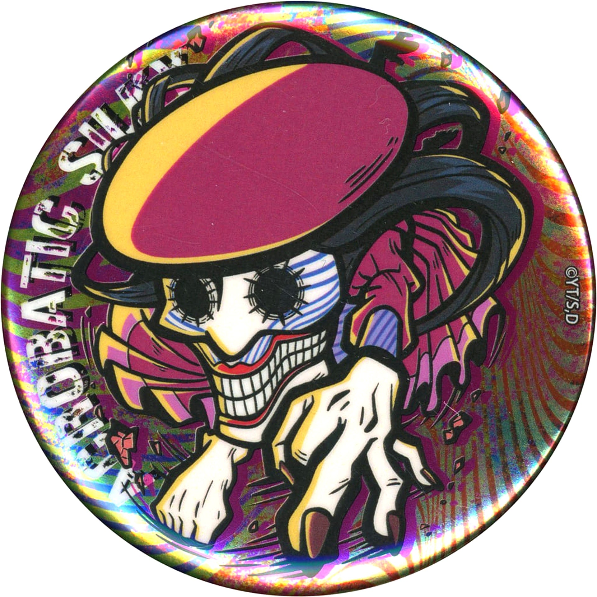 Dandadan Acrobatic Silky Trading Metallic Button [USED]