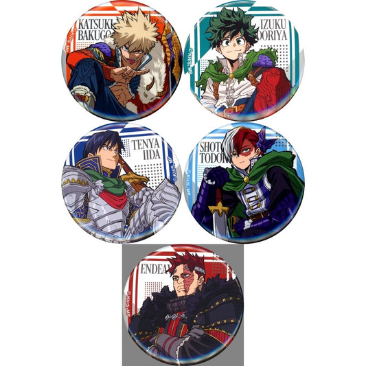 Set of 5 My Hero Academia Original Illustration Trading Button Badge JF2025 Ver. Jump Festa 2025 Goods [USED]