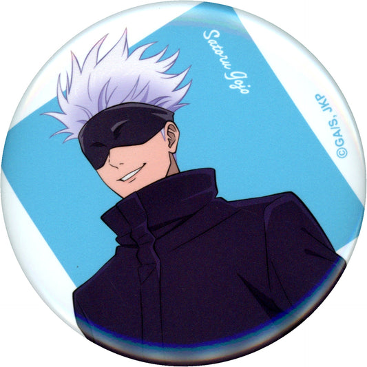Satoru Gojo Half Body Jujutsu Kaisen Drawn Trading Button JF2025 Ver. Jump Festa 2025 [USED]