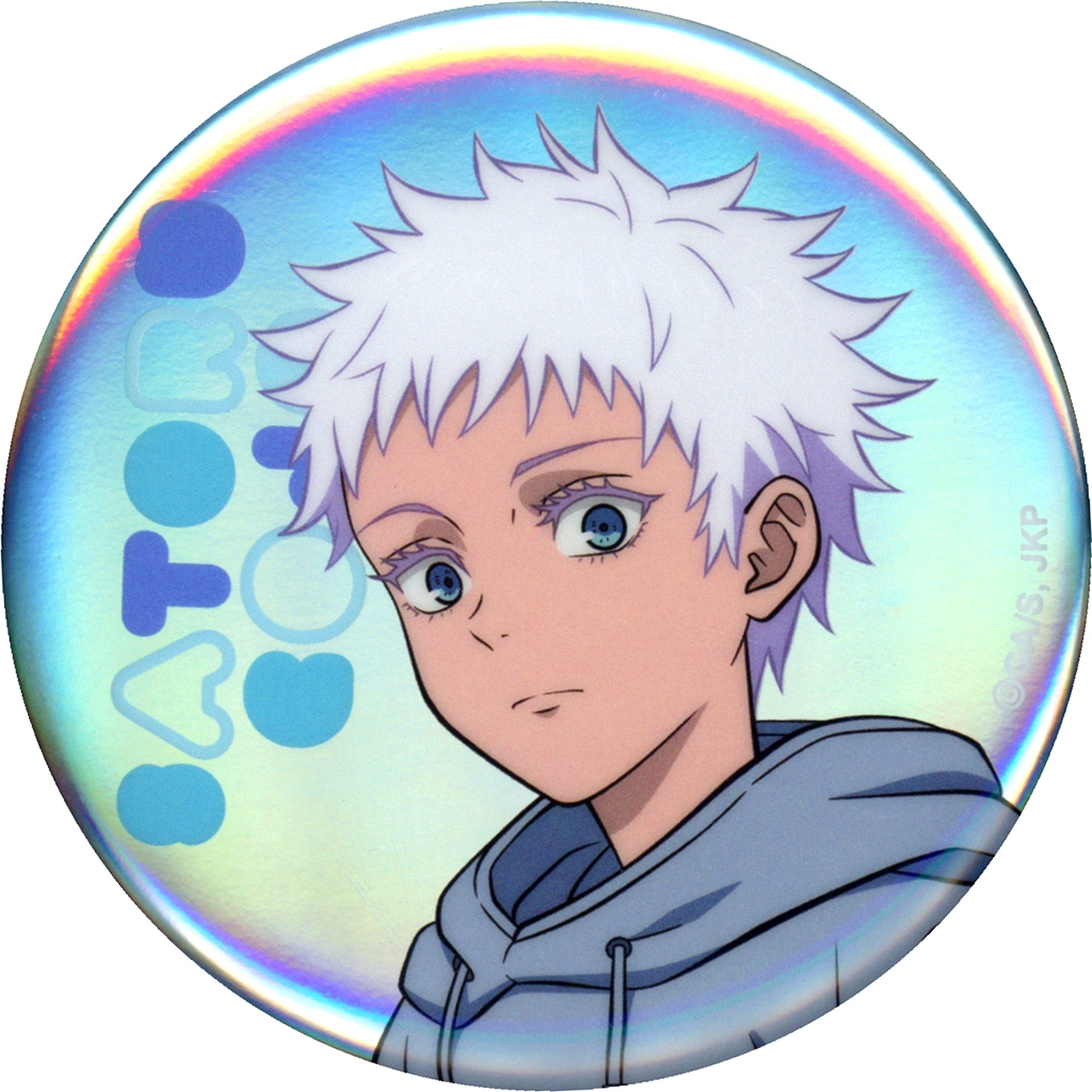 Satoru Gojo Close-up Childhood Jujutsu Kaisen Drawn Trading Button JF2025 Ver. Jump Festa 2025 [USED]