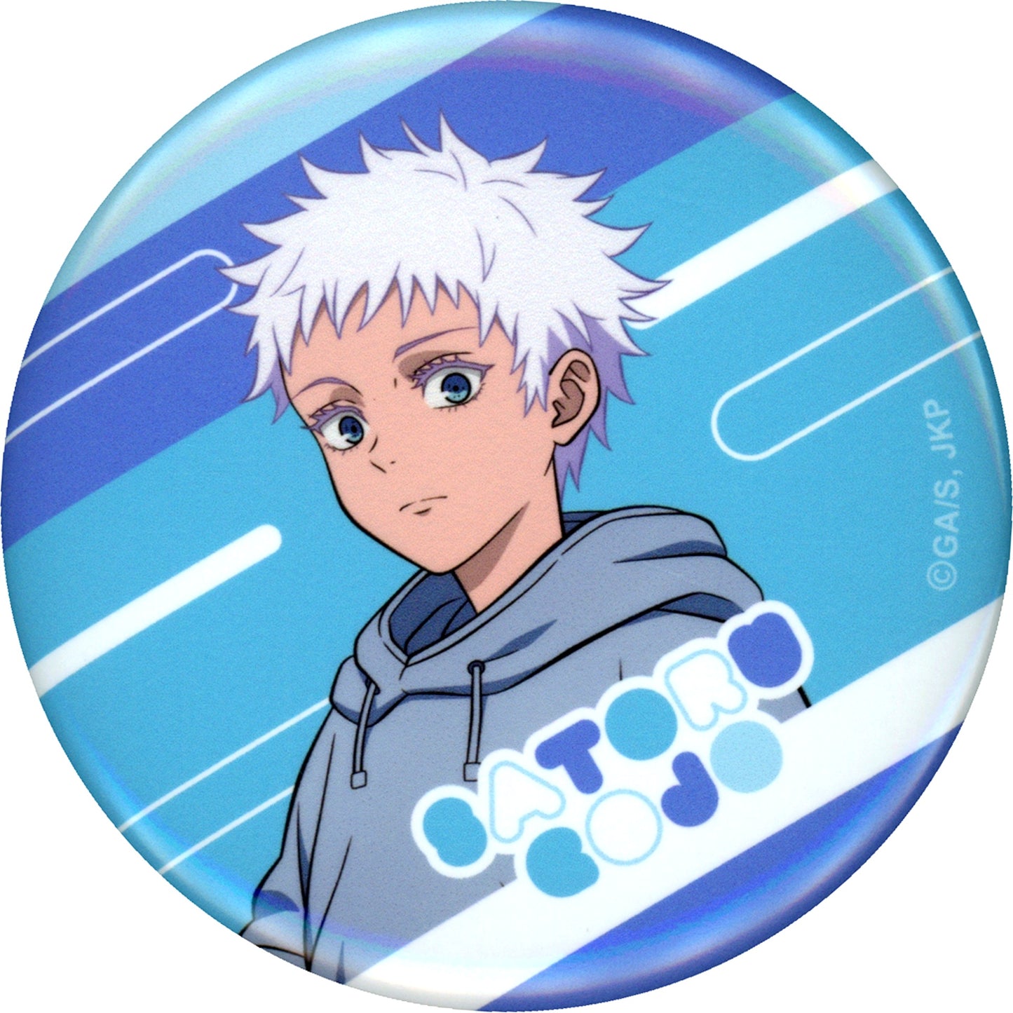Satoru Gojo Half Body Jujutsu Kaisen Drawn Trading Button Childhood JF2025 Ver. Jump Festa 2025 [USED]