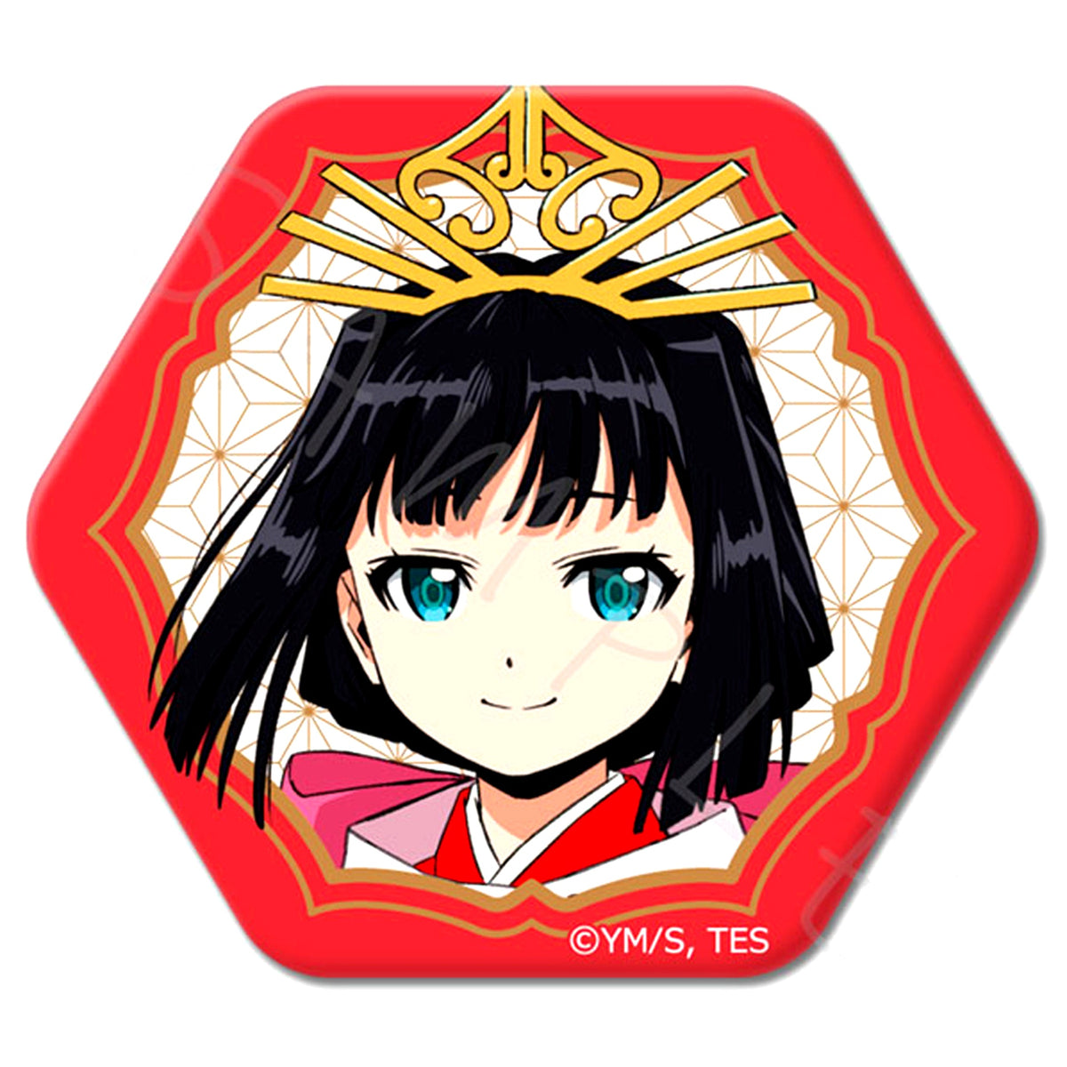 Shizuku B. The Elusive Samurai Hexagonal Button [USED]