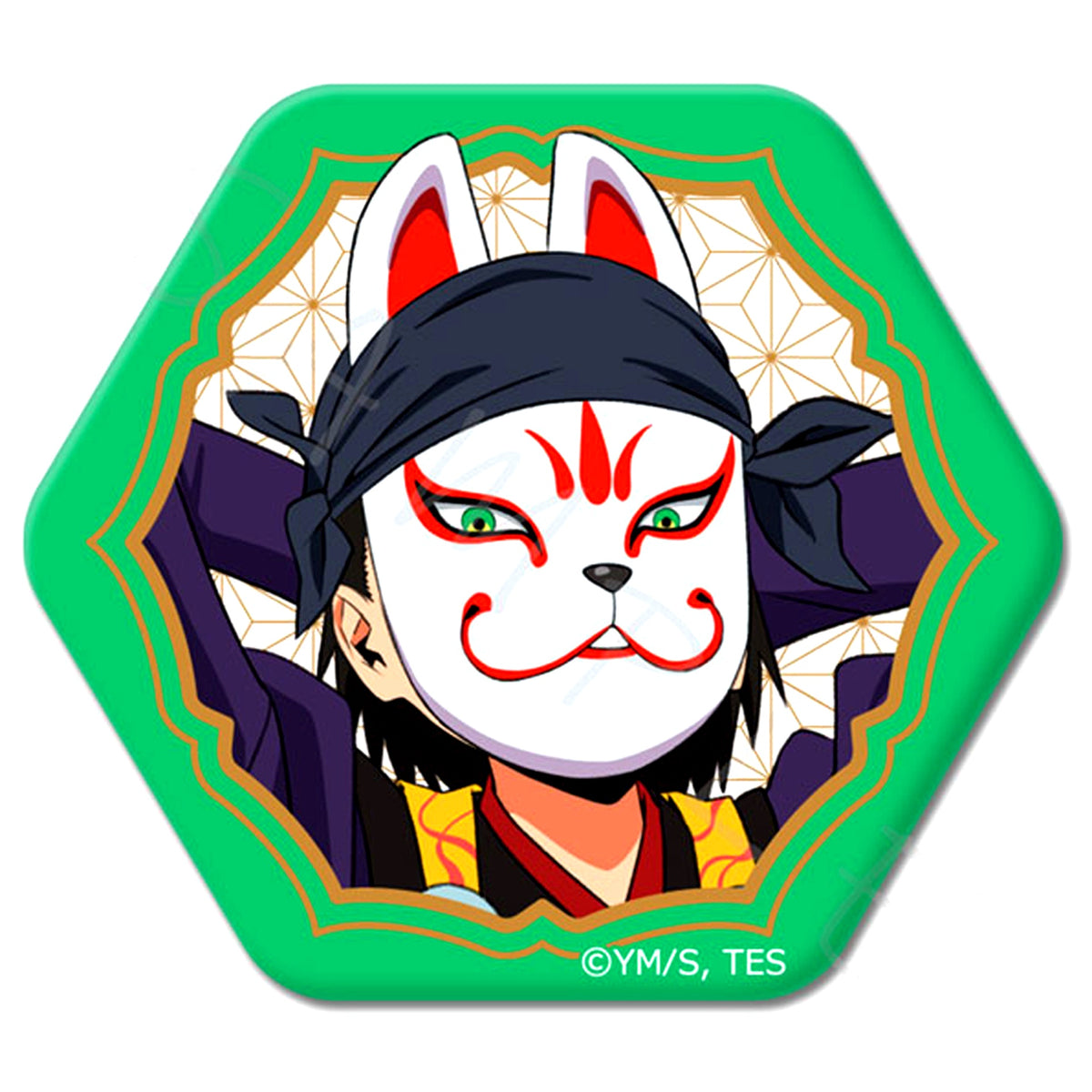 Genba Kazama E. Hexagon Button The Elusive Samurai [USED]