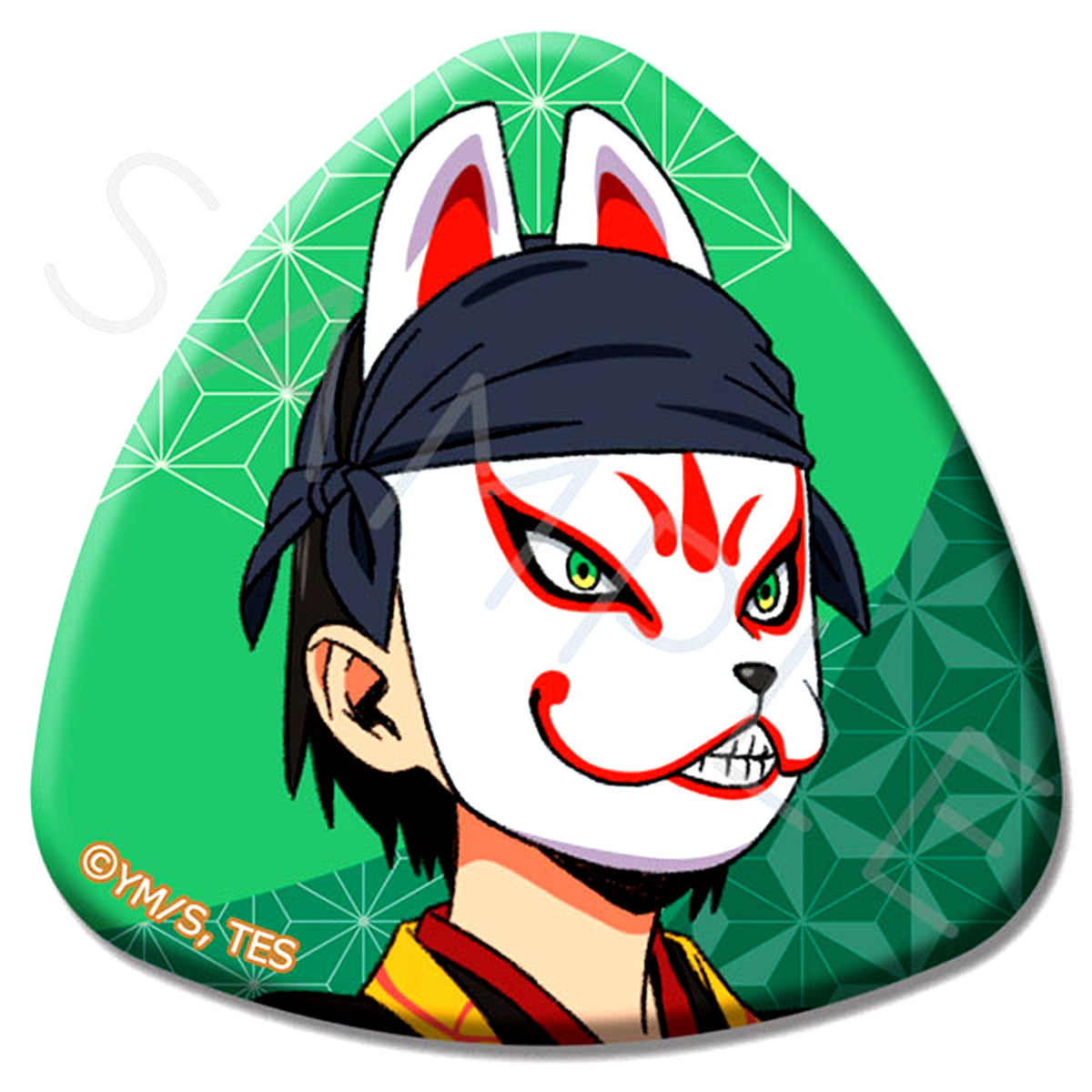 Genba Kazama E. The Elusive Samurai Triangular Button [USED]