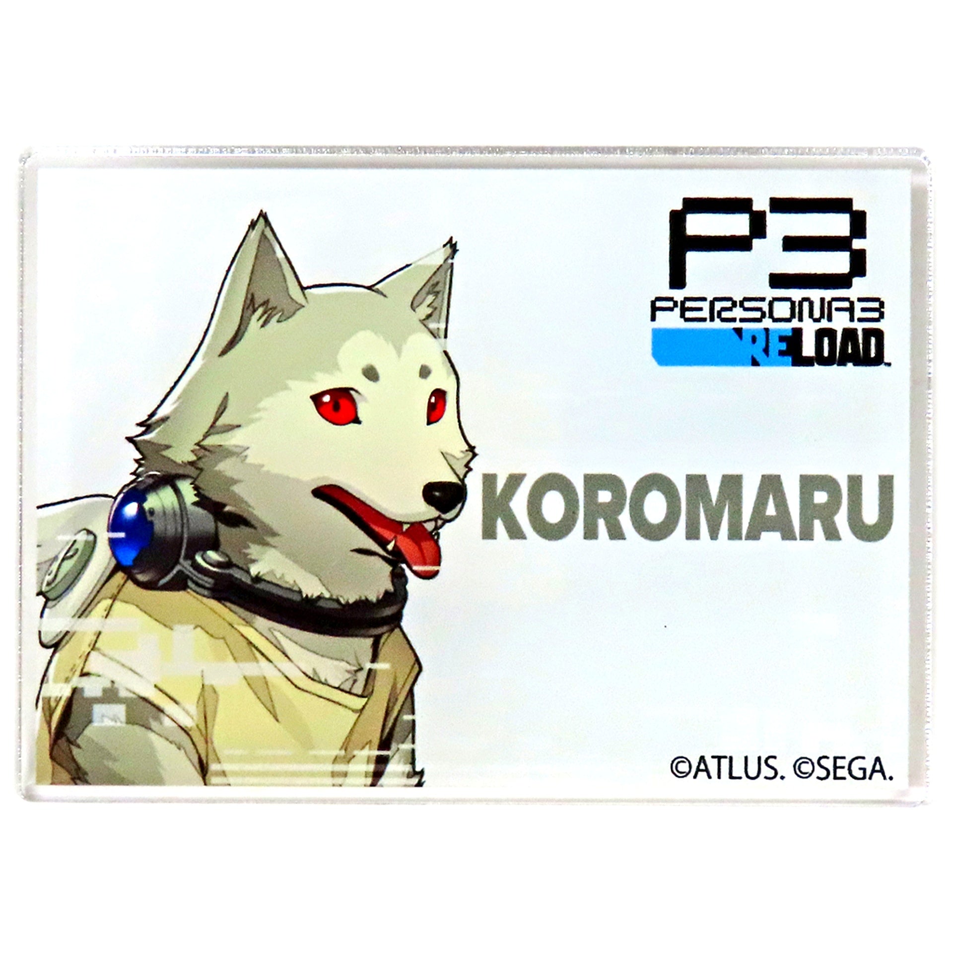 Koromaru Persona 3 Reload Name Button Village Vanguard [USED]