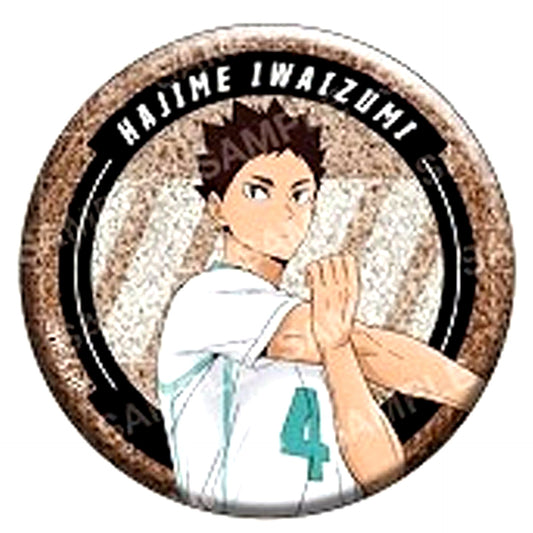 Hajime Iwaizumi Glitter Haikyu!! Button Collection Warming Up [USED]