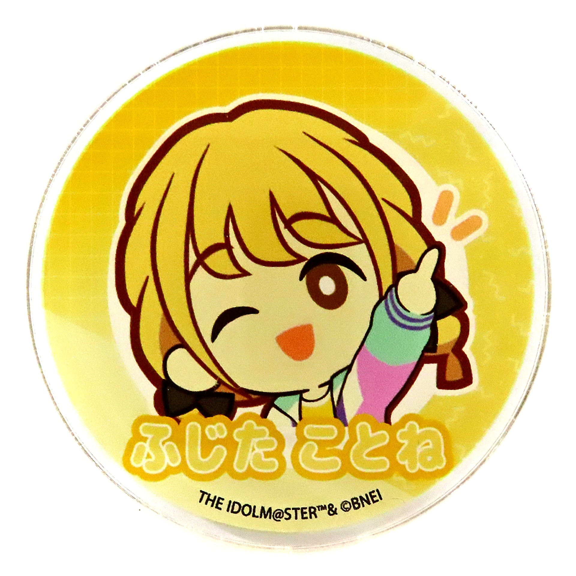 Kotone Fujita Gakuen Idolmaster Trading Name Clip Badge C105 Goods [USED]