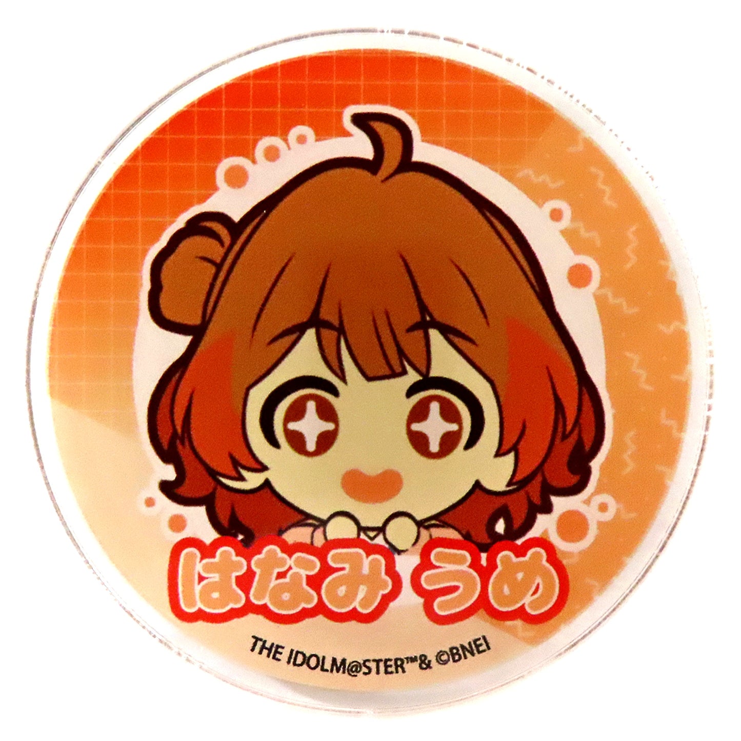 Ume Hanami Gakuen Idolmaster Trading Name Clip Badge C105 Goods [USED]
