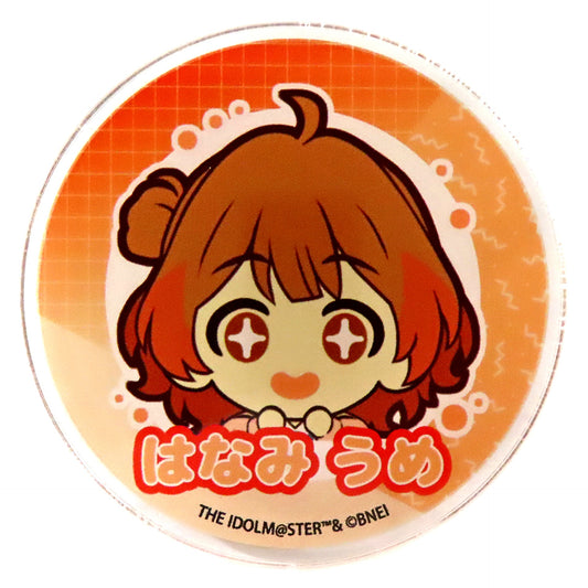 Ume Hanami Gakuen Idolmaster Trading Name Clip Badge C105 Goods [USED]