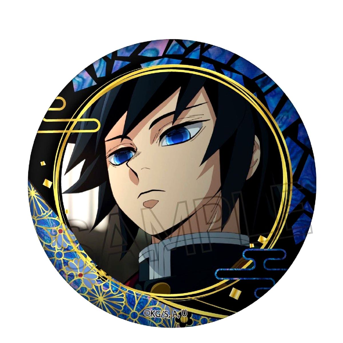 Giyu Tomioka Demon Slayer: Kimetsu no Yaiba Raden Style Series Vol.3 Button [USED]