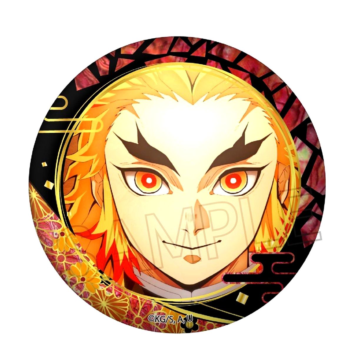 Kyojuro Rengoku Demon Slayer: Kimetsu no Yaiba Raden Style Series Vol.3 Button [USED]