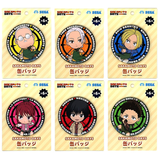 Set of 6 SAKAMOTO DAYS Button [USED]