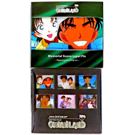 Group B Detective Conan Memorial Scene Pin Badge Set TV Anime Opening & Ending Ver Detective Conan Land Goods [USED]