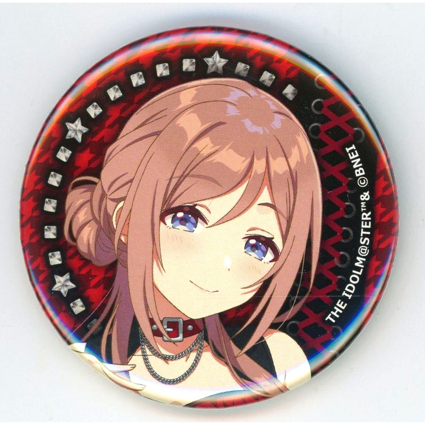 Rinami Himesaki Gakuen Idolmaster x Karaoke no Tetsujin Trading Badge [USED]