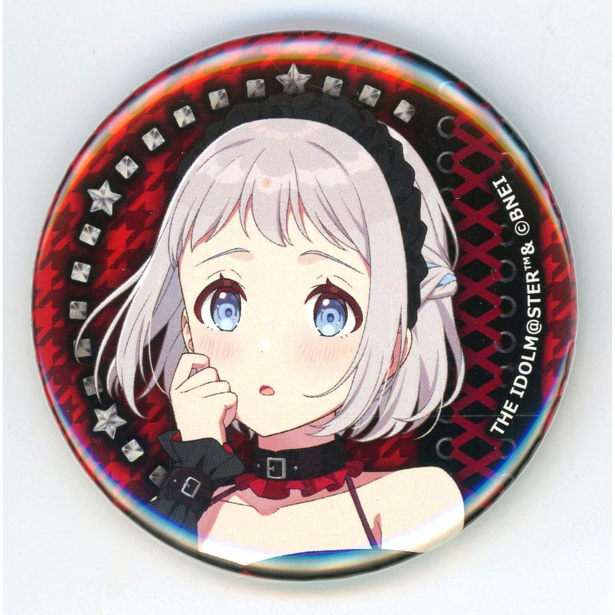 Lilja Katsuragi Gakuen Idolmaster x Karaoke no Tetsujin Trading Button [USED]