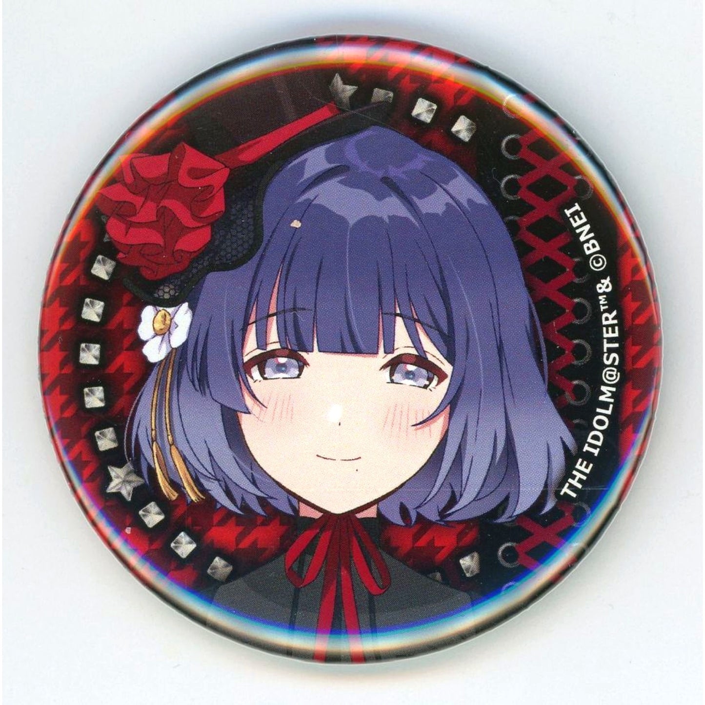 Misuzu Hataya Gakuen Idolmaster x Karaoke no Tetsujin Trading Badge [USED]