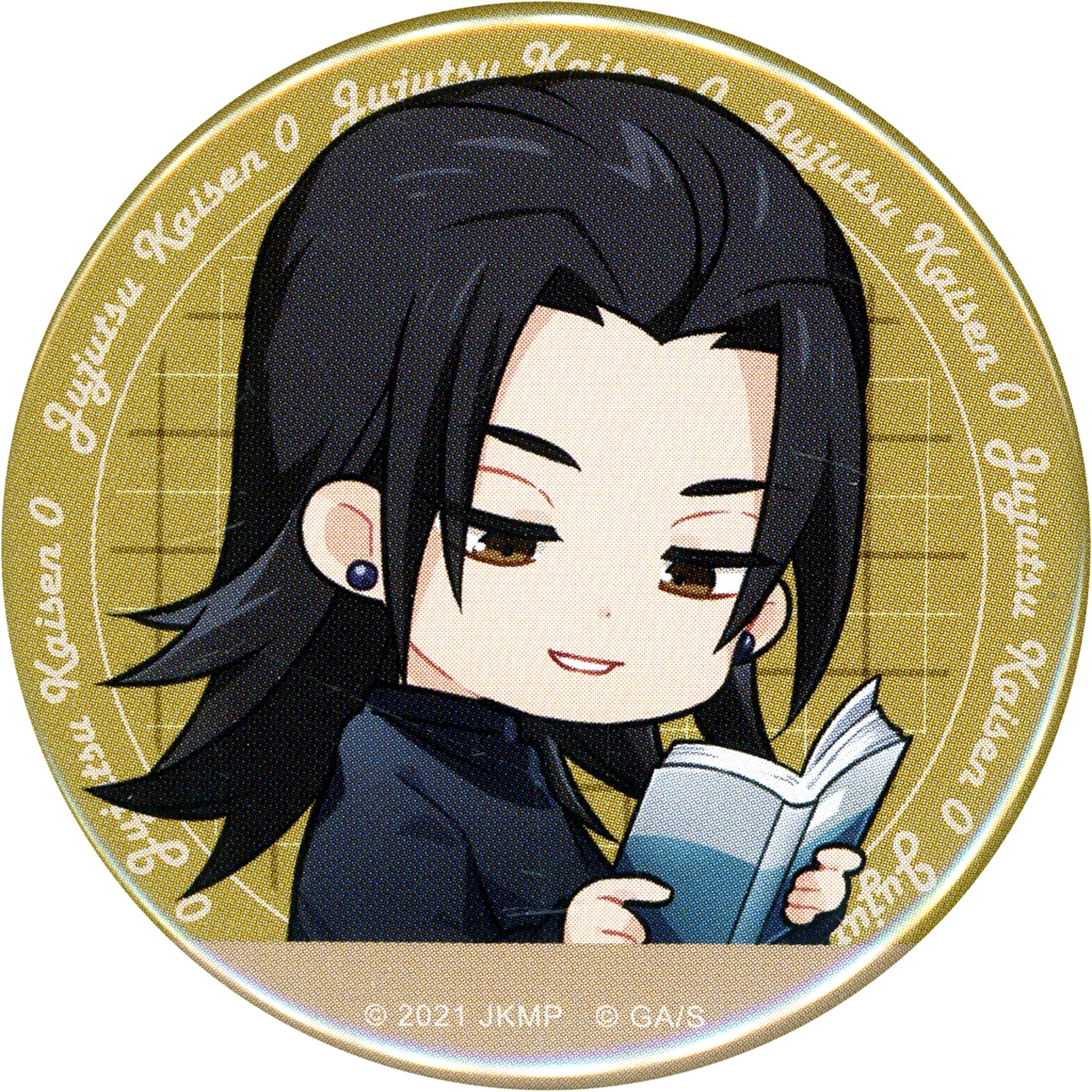 Suguru Geto Desk Marukuji Jujutsu Kaisen 0 The Movie Relaxing Reading Time Button Small Fortune 12 [USED]