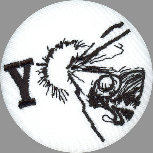 Y One Piece ONLY Embroidery Button [USED]
