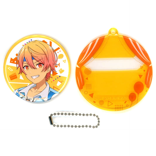 Tsukasa Tenma Wonderlands X Showtime Colorful Stage! The Movie: A Miku Who Can't Sing Sega Lucky Kuji Pin Badge & Case Set Prize E [USED]