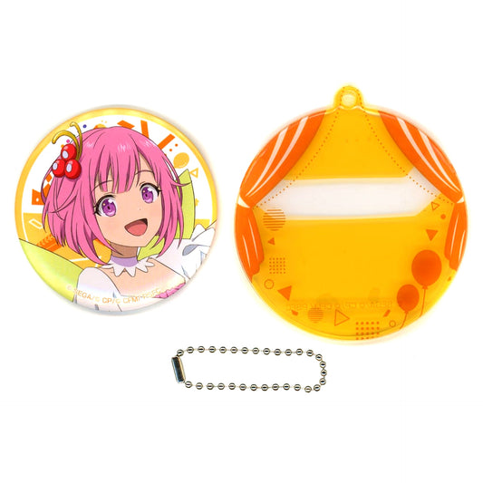 Colorful Stage! The Movie: A Miku Who Can't Sing Emu Otori Wonderlands X Showtime Sega Lucky Kuji Pin Badge & Case Set Prize E [USED]