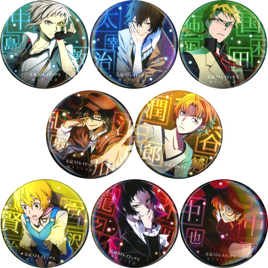 All Characters Game Original Illustration Button Set of 8 Vol. 1 Ability Bungo Stray Dogs Tales of the Lost [USED]