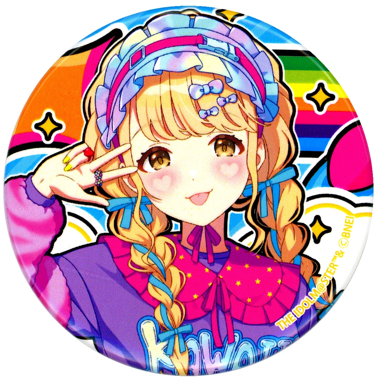 Kotone Fujita - Vivid Gakuen Idolmaster x JOL Harajuku POP UP Shop Badge - Newly Drawn Illustration [USED]