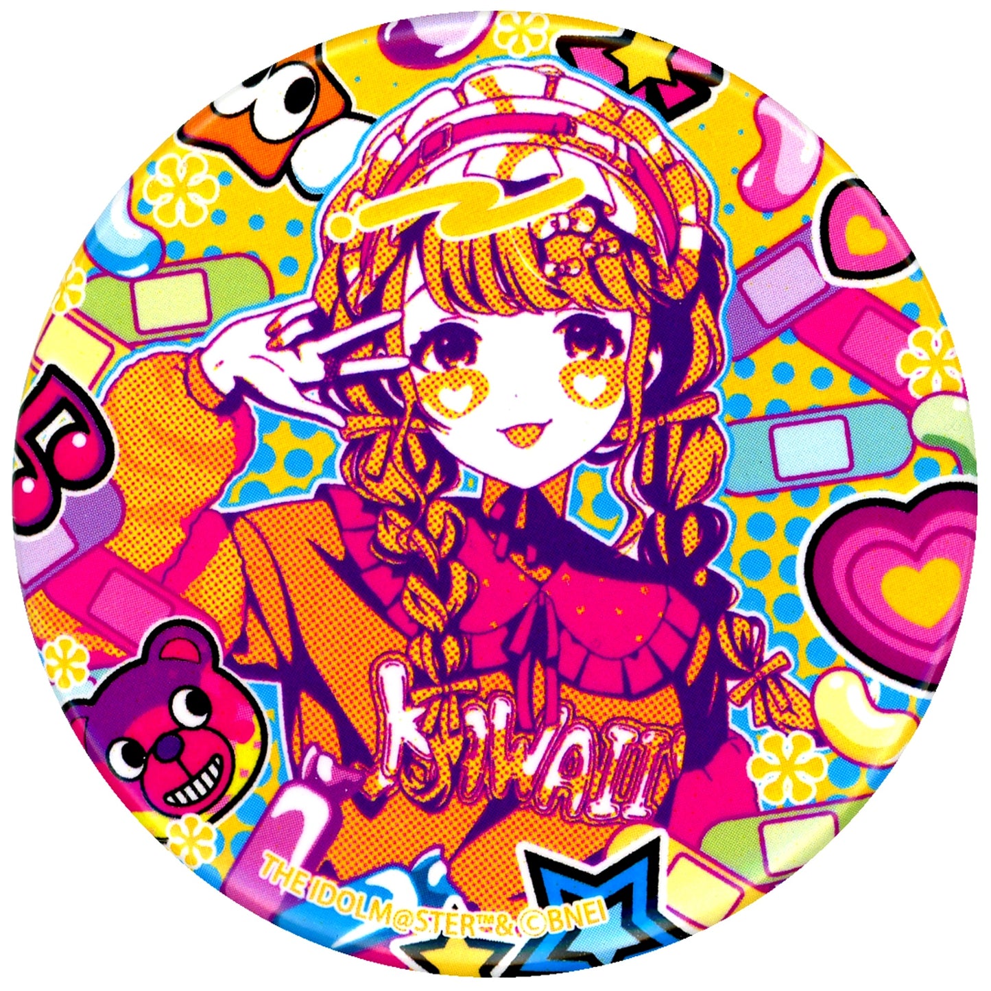 Kotone Fujita - Sepia Gakuen Idolmaster x JOL Harajuku POP UP Shop Badge - Newly Drawn Illustration [USED]