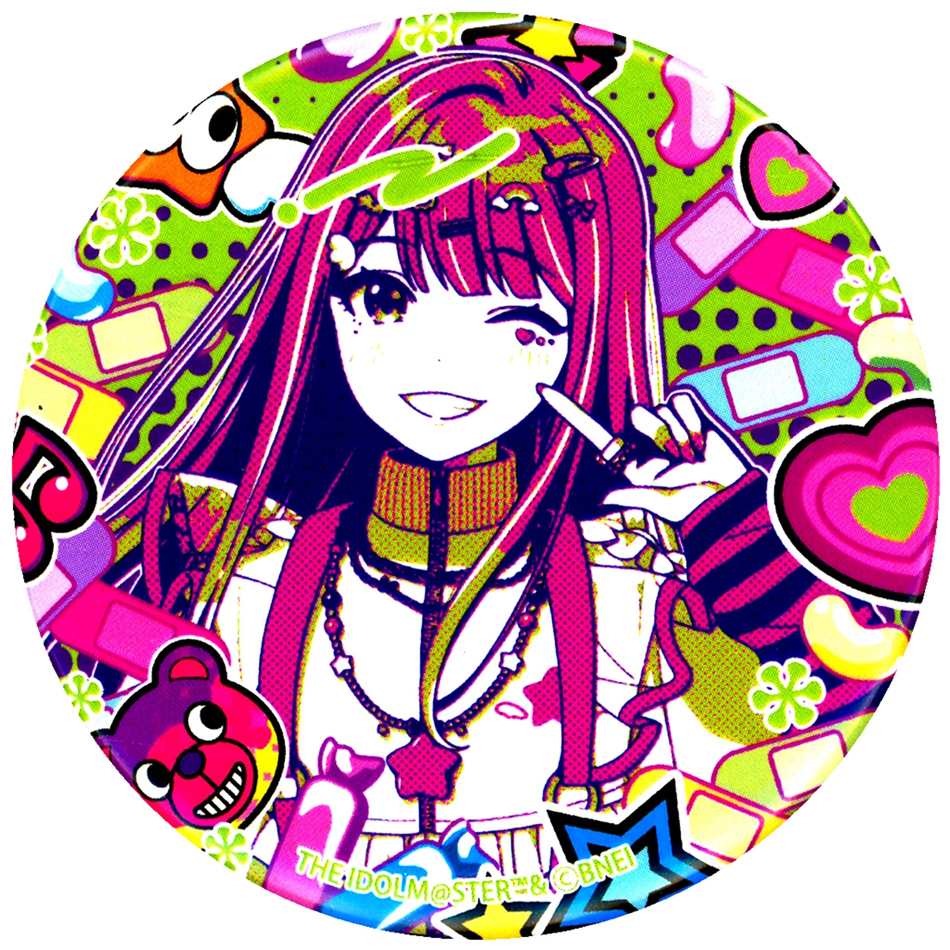 Sumika Shiun - Sepia Gakuen Idolmaster x JOL Harajuku POP UP Shop Badge - Newly Drawn Illustration [USED]