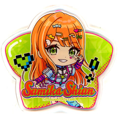Sumika Shiun Gakuen Idolmaster x JOL Harajuku Pop Up Shop Acrylic Plate Button [USED]
