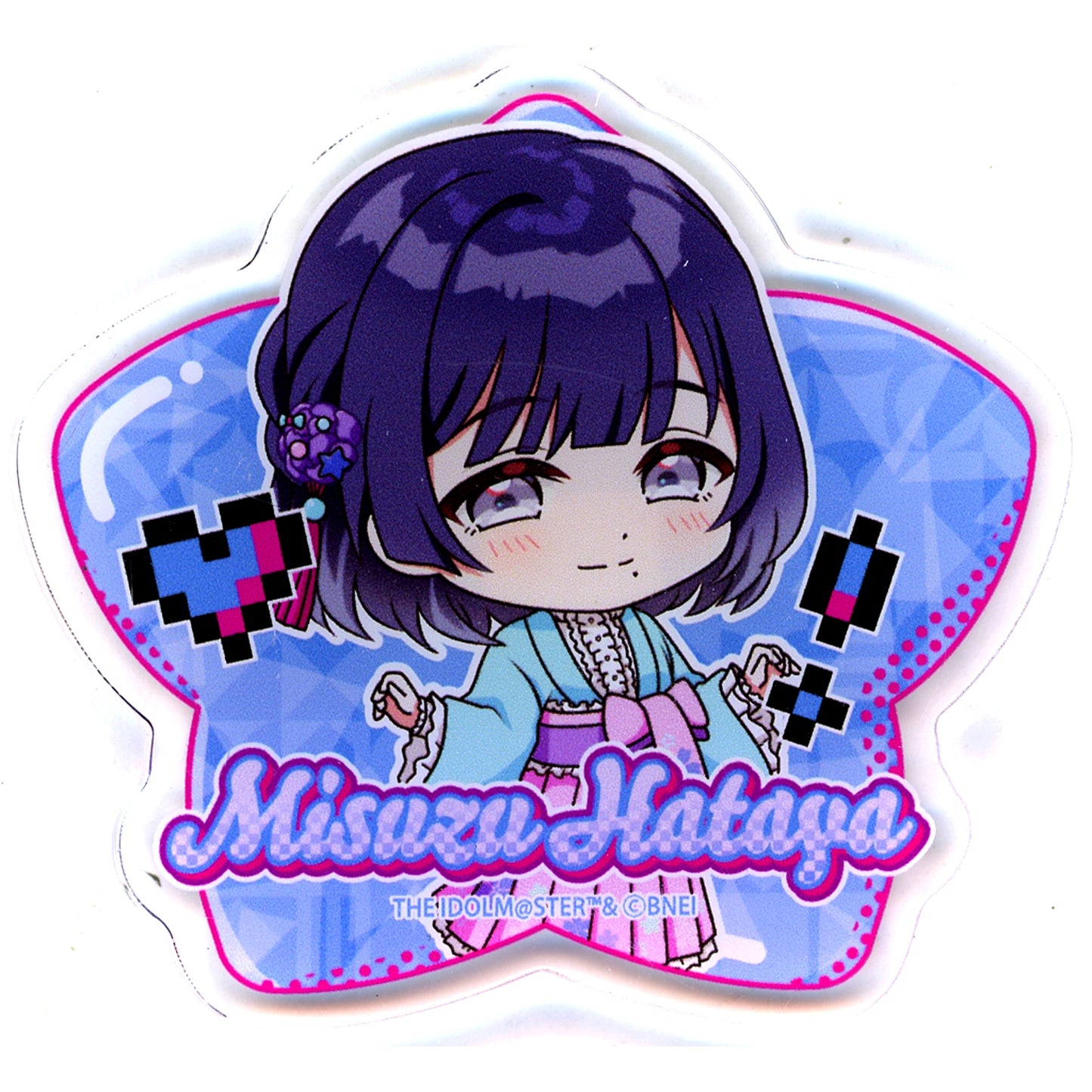 Misuzu Hataya Gakuen Idolmaster x JOL Harajuku POP UP Shop Acrylic Plate Badge [USED]