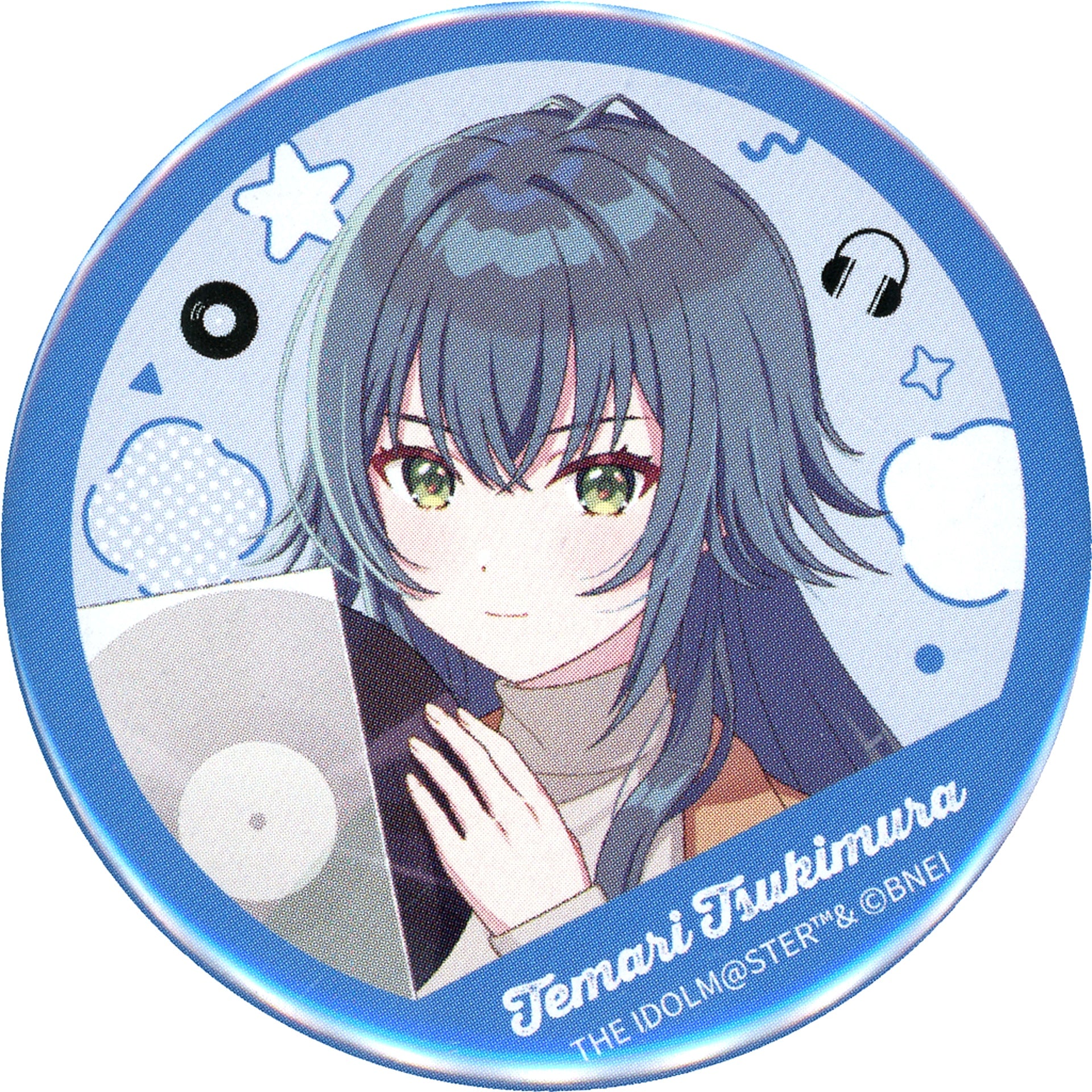 Temari Tsukimura Gakuen Idolmaster Tower Records Trading Badge [USED]