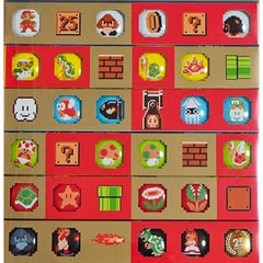 Bowser & Others Super Mario Brothers Set of 25 Types Original Badge Collection Club Nintendo Limited 2010 Platinum Member Bonus [USED]
