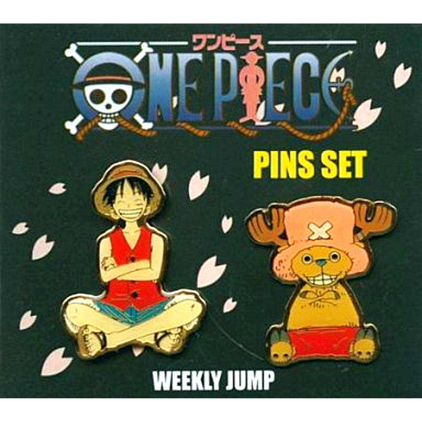 Luffy & Chopper One Piece Pins Set Jump 01 All Applicants Gift [USED]