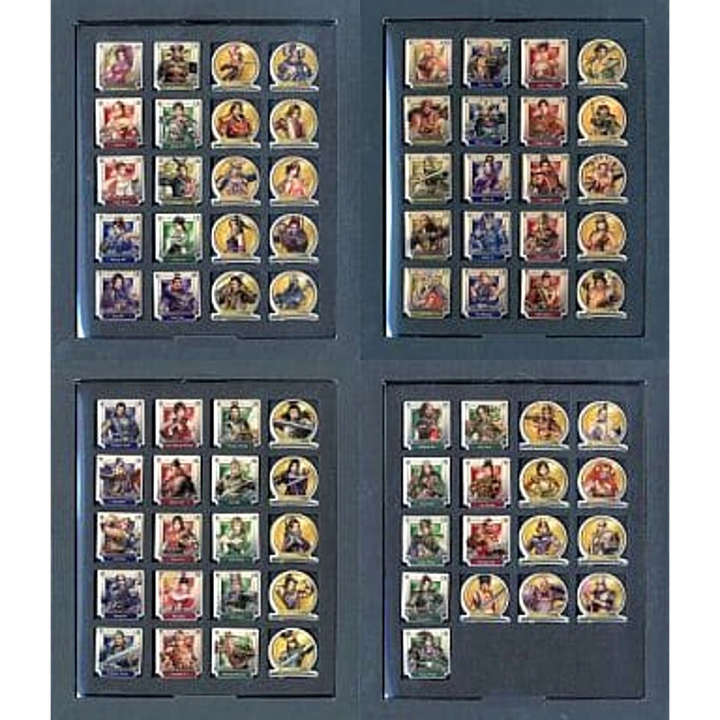 Warriors Orochi All Warriors Characters Special Pins TREASURE BOX Contents 77-Item Set Pins [USED]