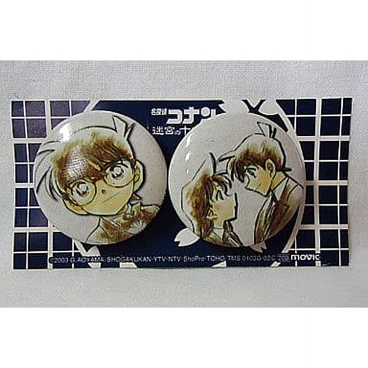 Conan Shinichi Ran Detective Conan: Crossroad in the Ancient Capital Button Set C [USED]