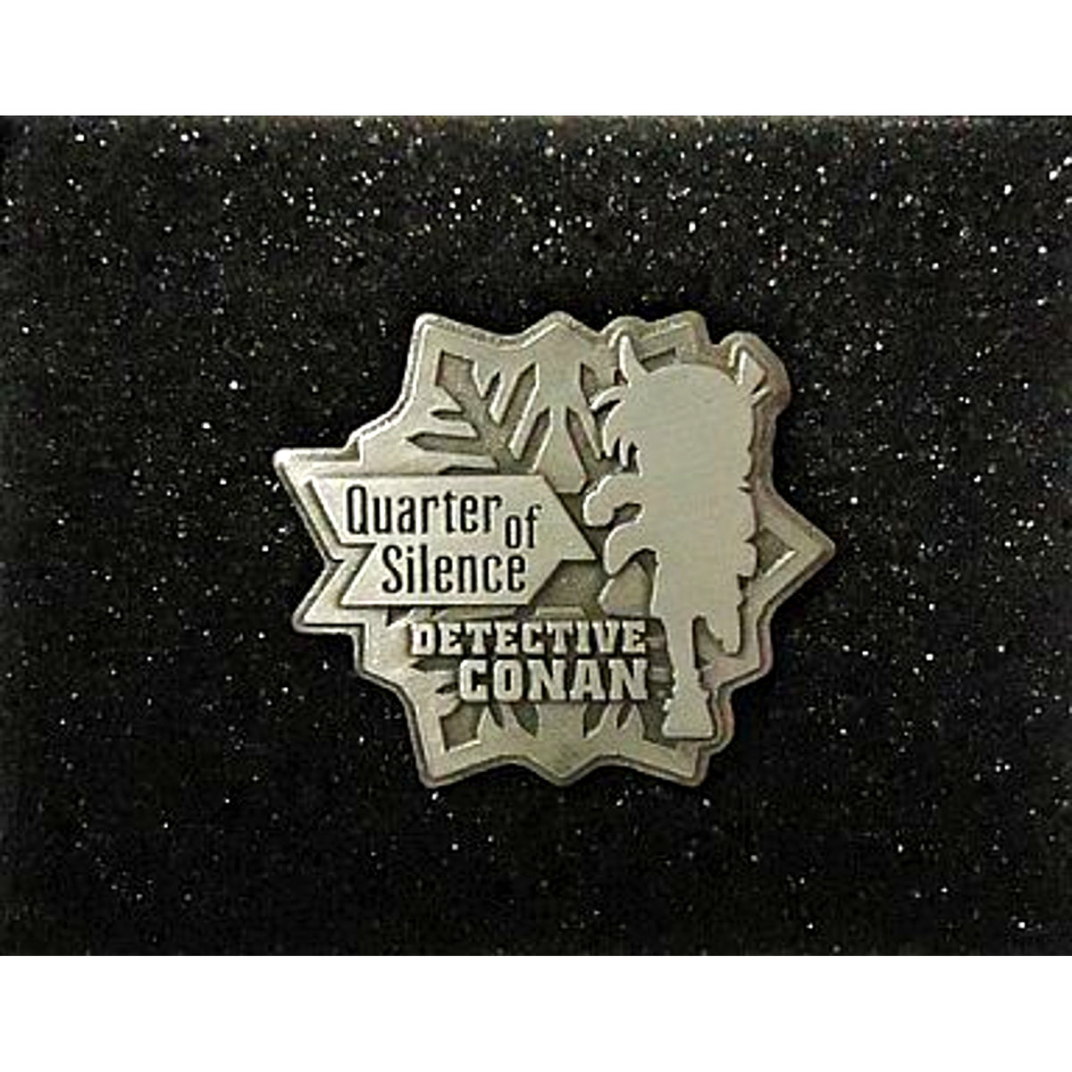 Detective Conan Quarter of Silence Pin Button [USED]