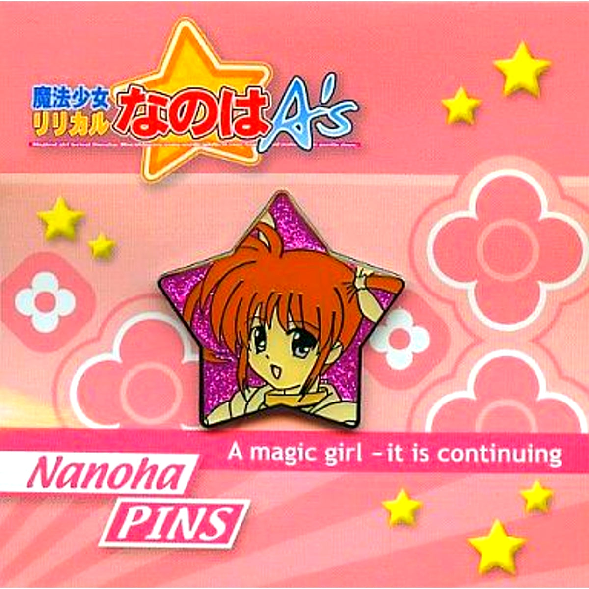 Nanoha Takamachi Magical Girl Lyrical Nanoha A's Pins [USED]